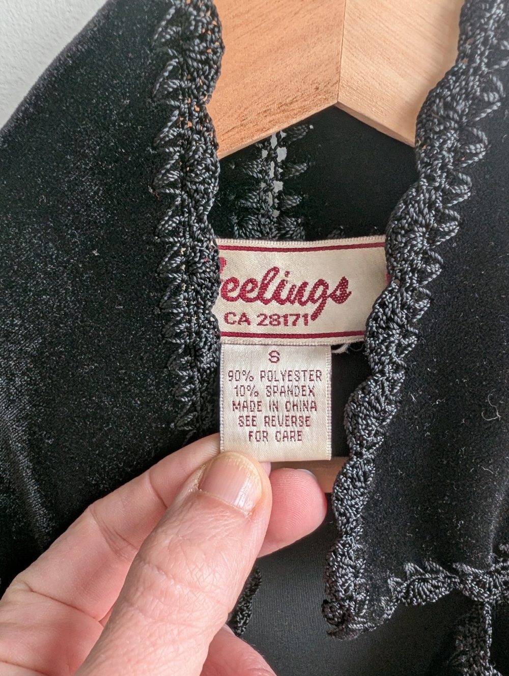 Vintage Velvet Duster - Picture 6 of 6